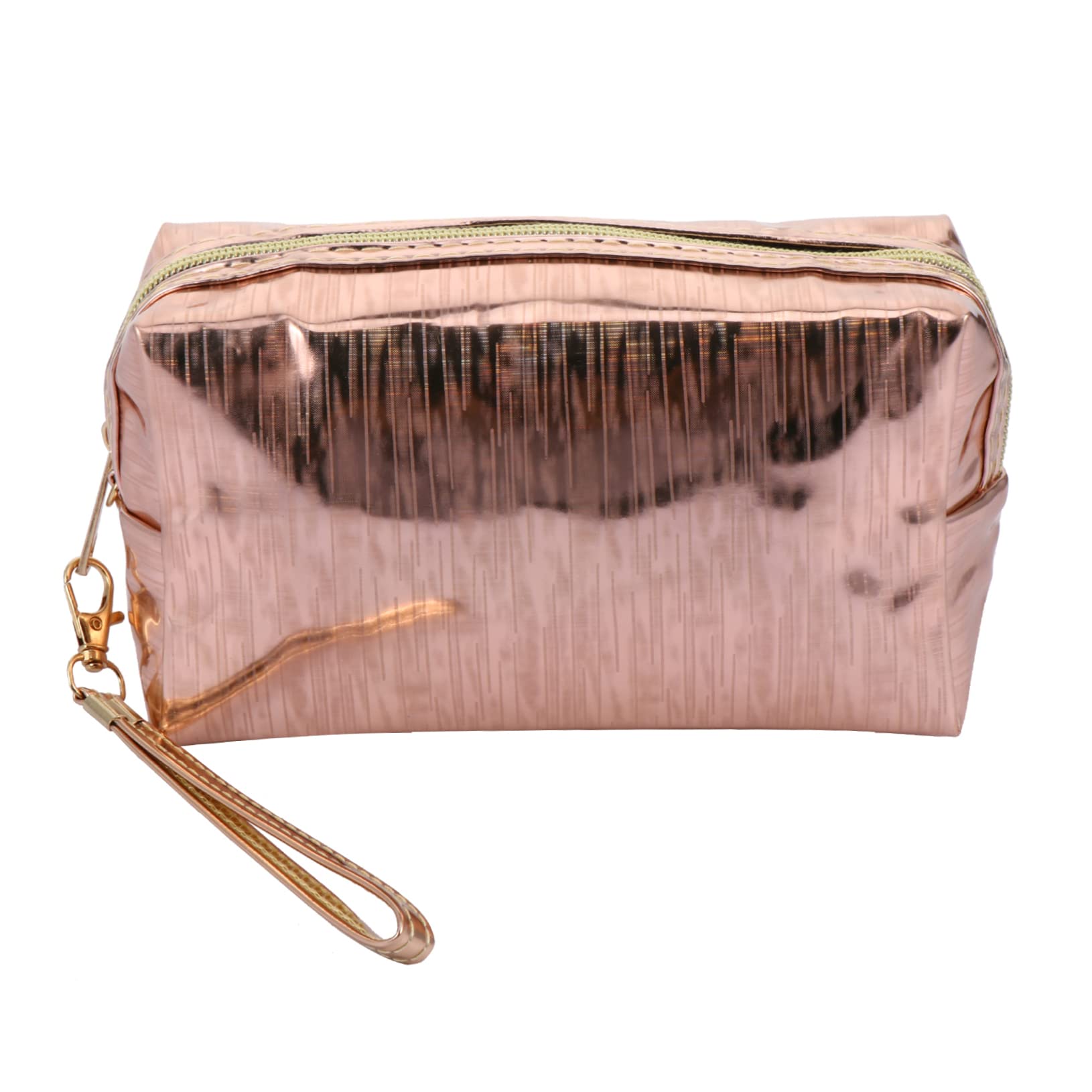 Abaodam 1 PC Women's Holographic Cosmetic Bag - Portable Toiletry & Makeup Organizer for Travel, Gym, and Daily Use - Waterproof TPU Travel Train Case