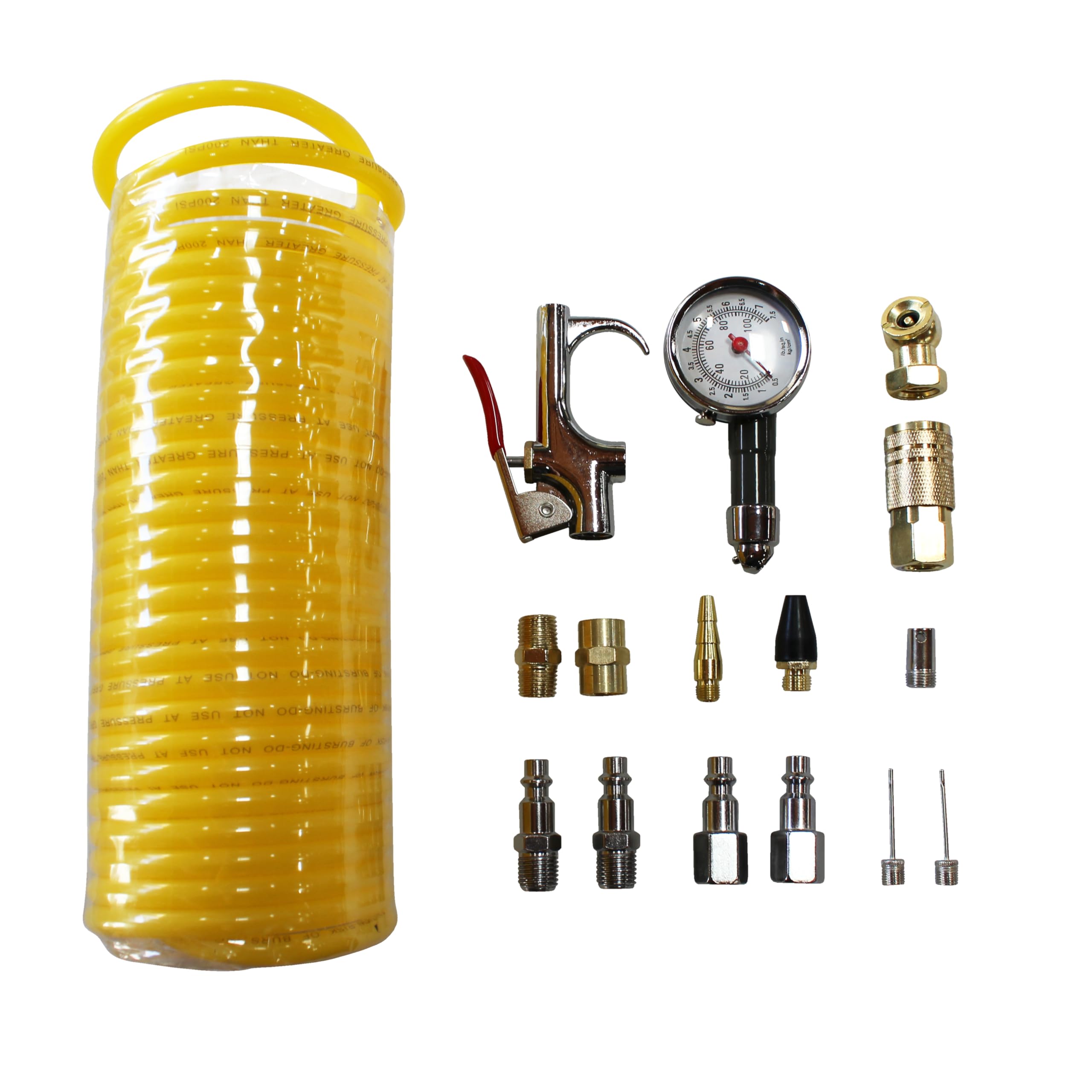 California Air Tools 376 16-Piece Air Tool Accessory Kit for Compressors - Perfect for Automotive, Woodworking & DIY Projects