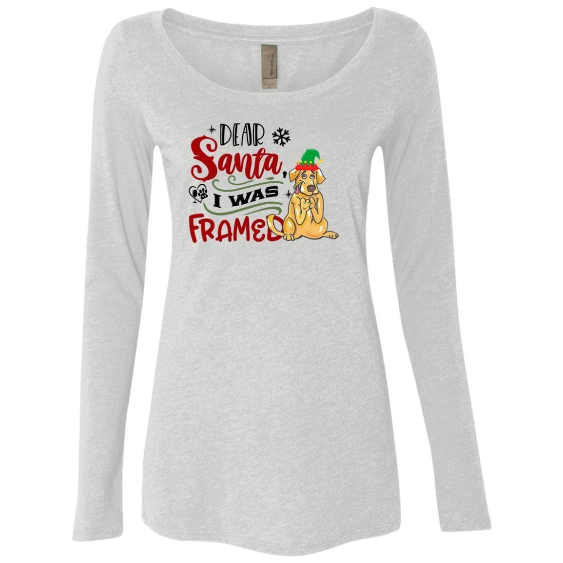 WineyBitches.Co Women's Long Sleeve Scoop Neck Tri-Blend T-Shirt - Soft & Comfortable for Casual Wear, Lounge, and Everyday Outfits