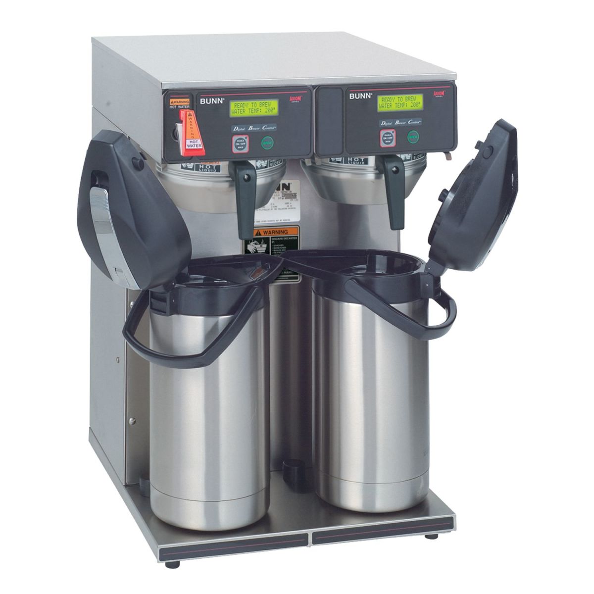 BUNN AXIOM® Twin APS Airpot Coffee Brewer System 38700.0013 - Commercial Coffee Dispenser for Offices, Cafes & Catering Events