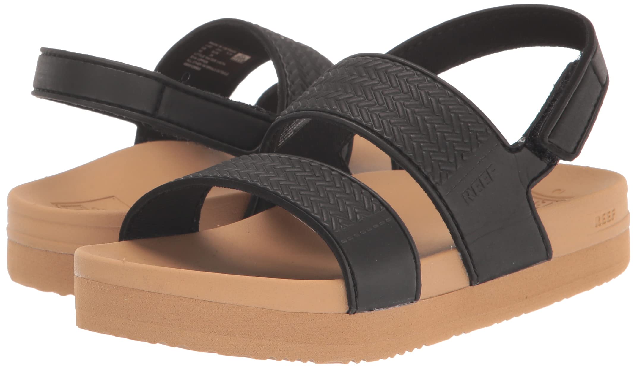 REEF Toddler & Little Kid Water Vista Platform Sandals - Adjustable Velcro Strap, Water-Friendly Design for Beach, Pool, and Outdoor Adventures