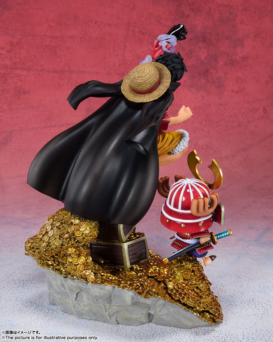 Bandai Spirits FiguartsZERO One Piece Monkey D. Luffy WT100 Commemorative Statue - Eiichiro Oda Illustration DAIKAIZOKU HYAKKEI Collectible Figure for Anime Fans & Display Collection | Perfect for Home Decor, Office Display, and Gift for One Piece Lovers