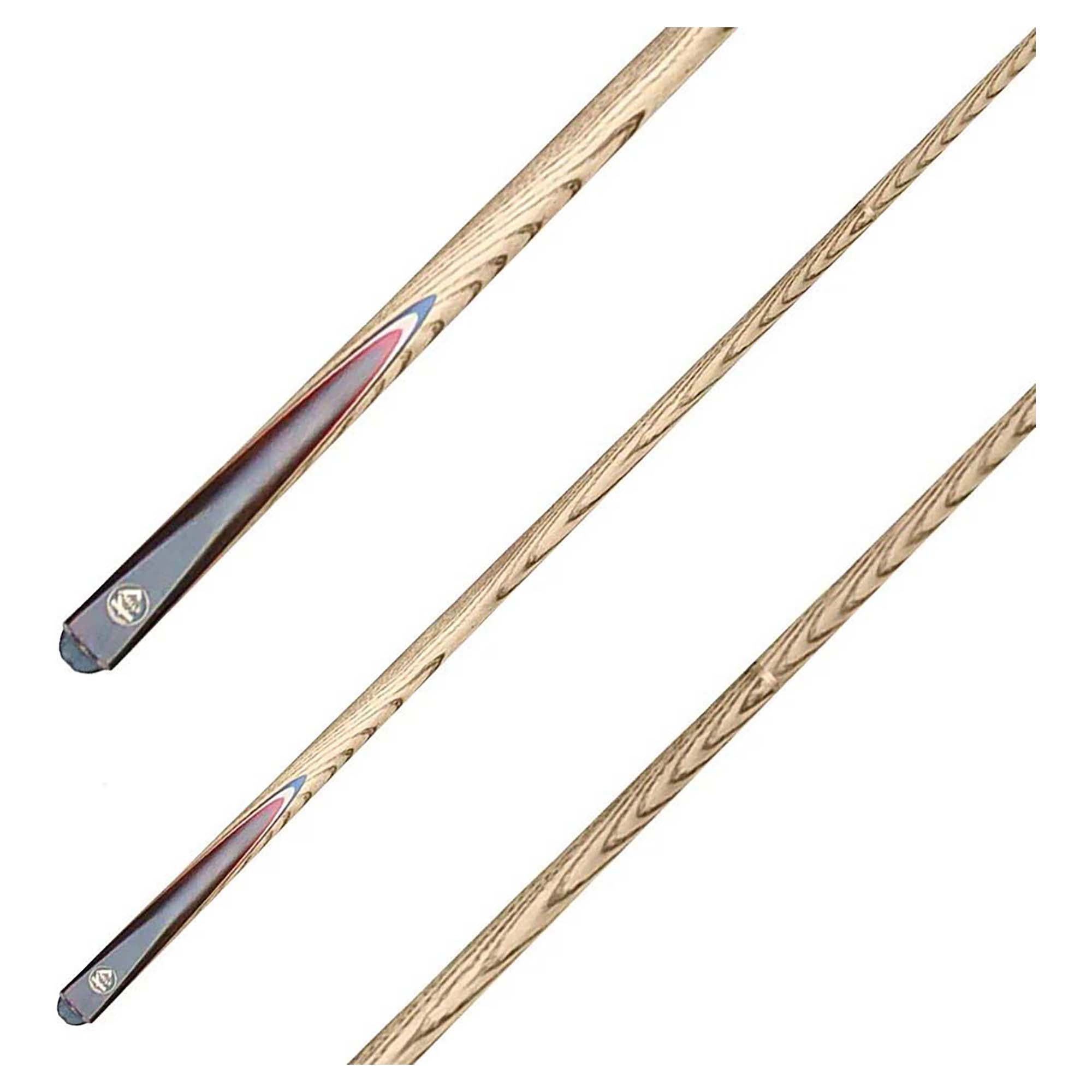 A08 Ash 2-Piece Pool Cue Stick - Professional Billiard Cue for Home & Bar Use - Perfect for Casual Play & Competitive Pool Games