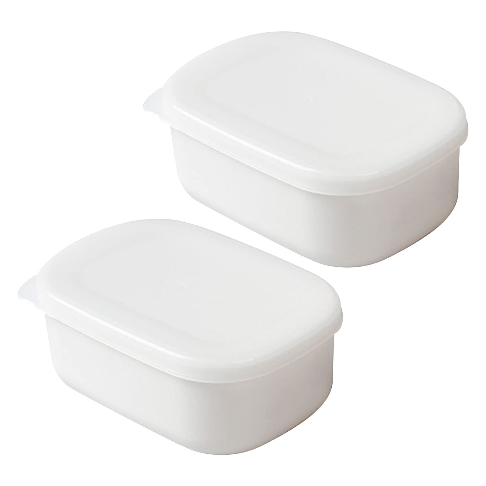 Zerlibeaful Reusable Freezer Storage Box - BPA-Free Meal Prep Containers for Fat Reducing Diet, Lunch Box & Refrigerator Organization (White, 1-Pack) | Perfect for Meal Prepping, Portion Control & Fresh Food Storage
