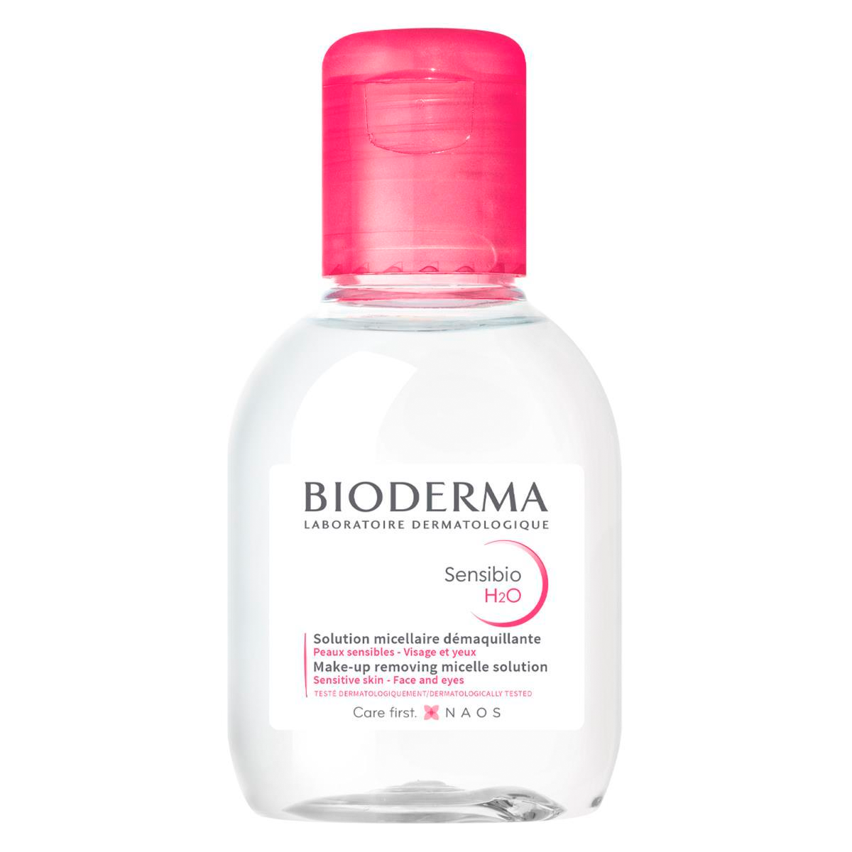 Sensibio H2O Micellar Water 100ml - Gentle Makeup Remover & Cleanser for Sensitive Skin - Perfect for Daily Face Cleansing & Makeup Removal