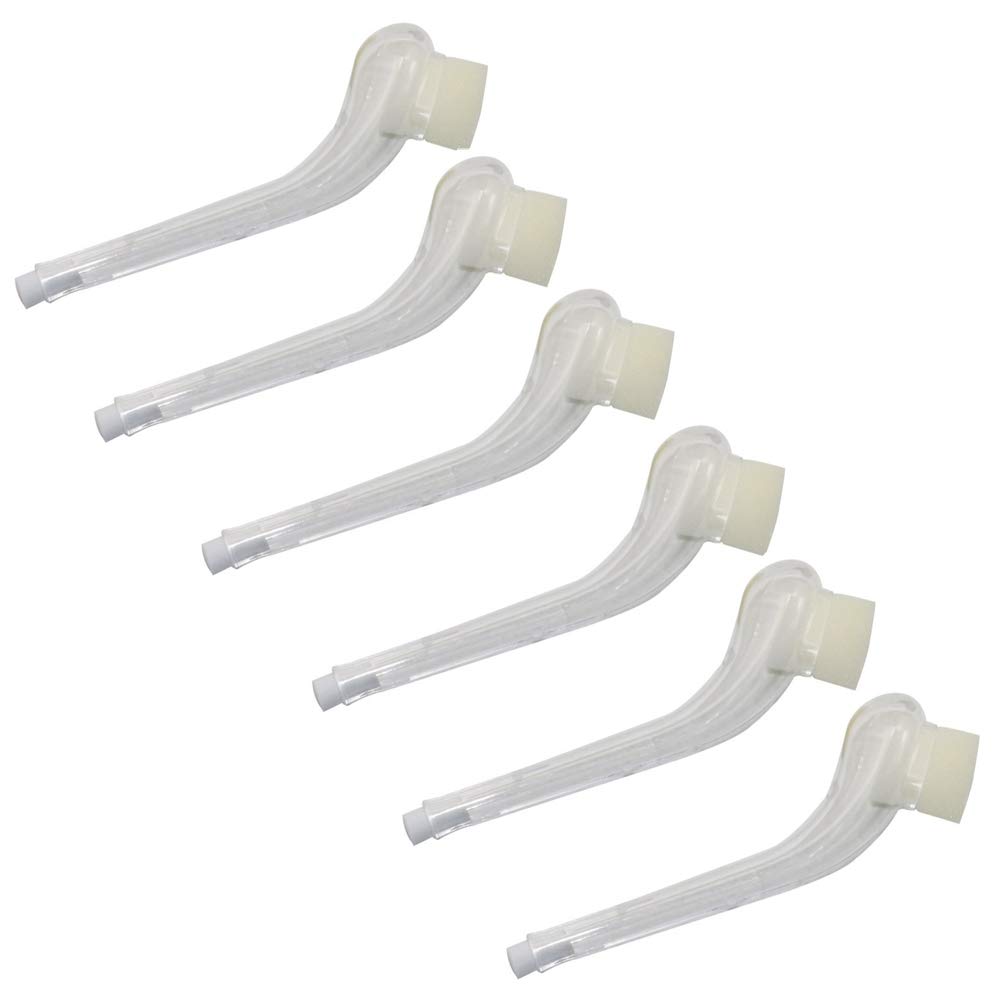 6-Piece Transparent Plastic Queen Bee Catcher Pipe - Professional Beekeeping Equipment for Hive Management | Ideal for Beekeepers, Apiary Maintenance & Queen Rearing
