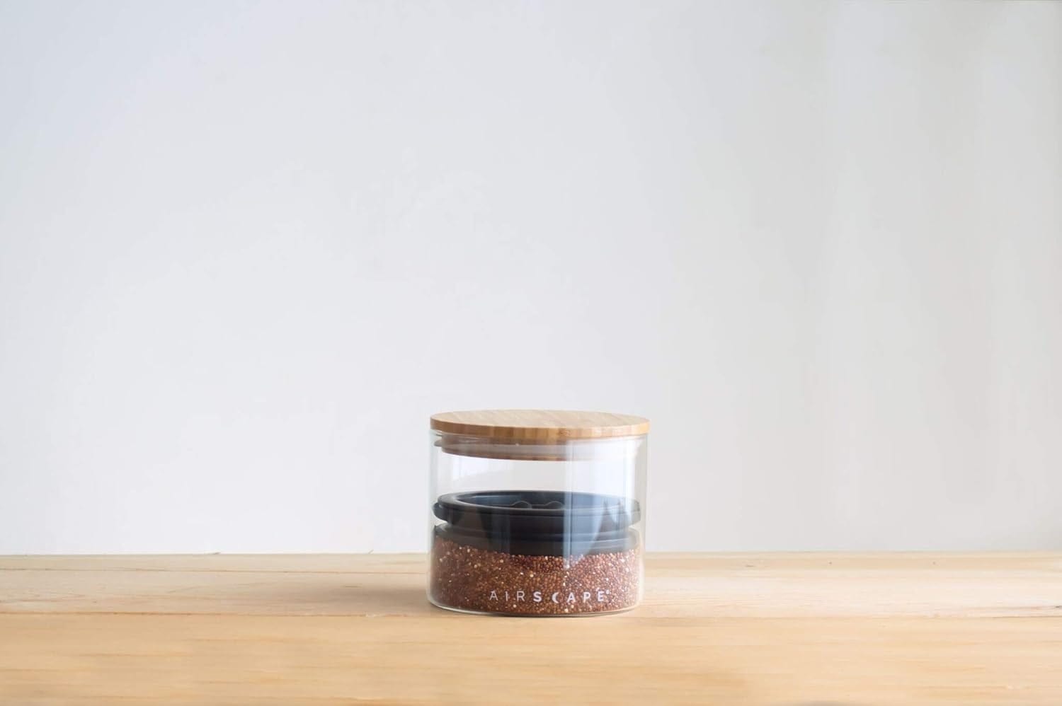 Airscape Glass - Airtight Glass Food Storage Containers for Kitchen, Pantry & Meal Prep - Perfect for Storing Dry Goods, Coffee, Tea & Spices