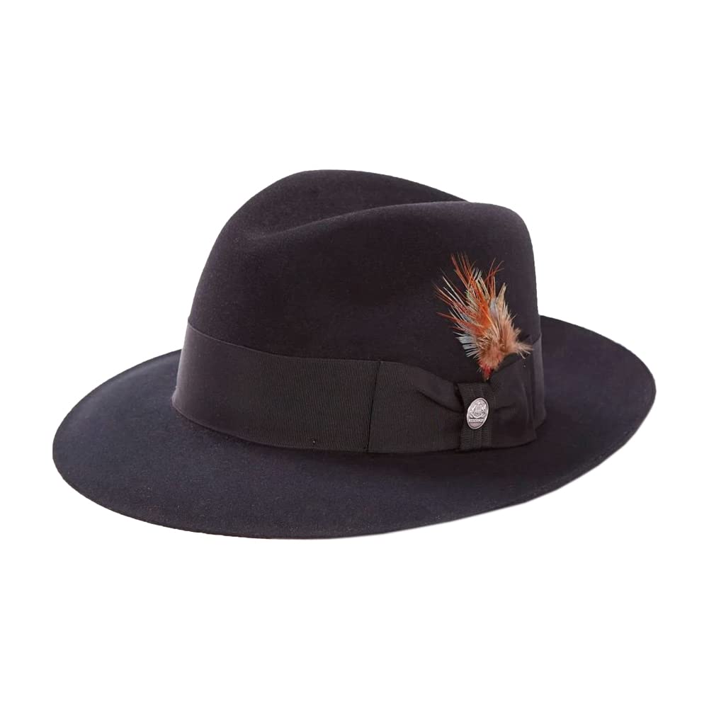 Stetson Men's Temple Hat - Classic Western Cowboy Hat for Men, 100% Wool Felt, Wide Brim Sun Protection - Perfect for Rodeo, Country Music Festivals & Outdoor Adventures