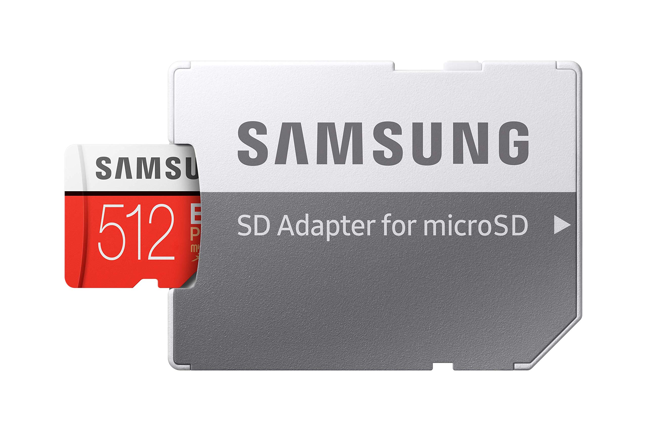 Samsung EVO Plus 512GB MicroSDXC UHS-I U3 Memory Card with Adapter - 100MB/s Read Speed for 4K UHD Video, Full HD, Smartphones, Drones, Action Cameras & Gaming Consoles (MB-MC512HA)