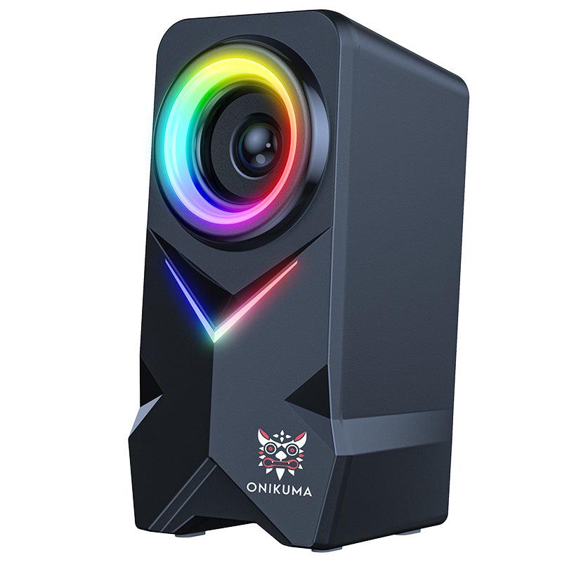 ONIKUMA L2 RGB 15-Inch Full Range Speaker with Tweeter - Professional Home Theater & Gaming Sound System for Immersive Audio Experience | Perfect for Movie Nights, Gaming Sessions & Music Listening