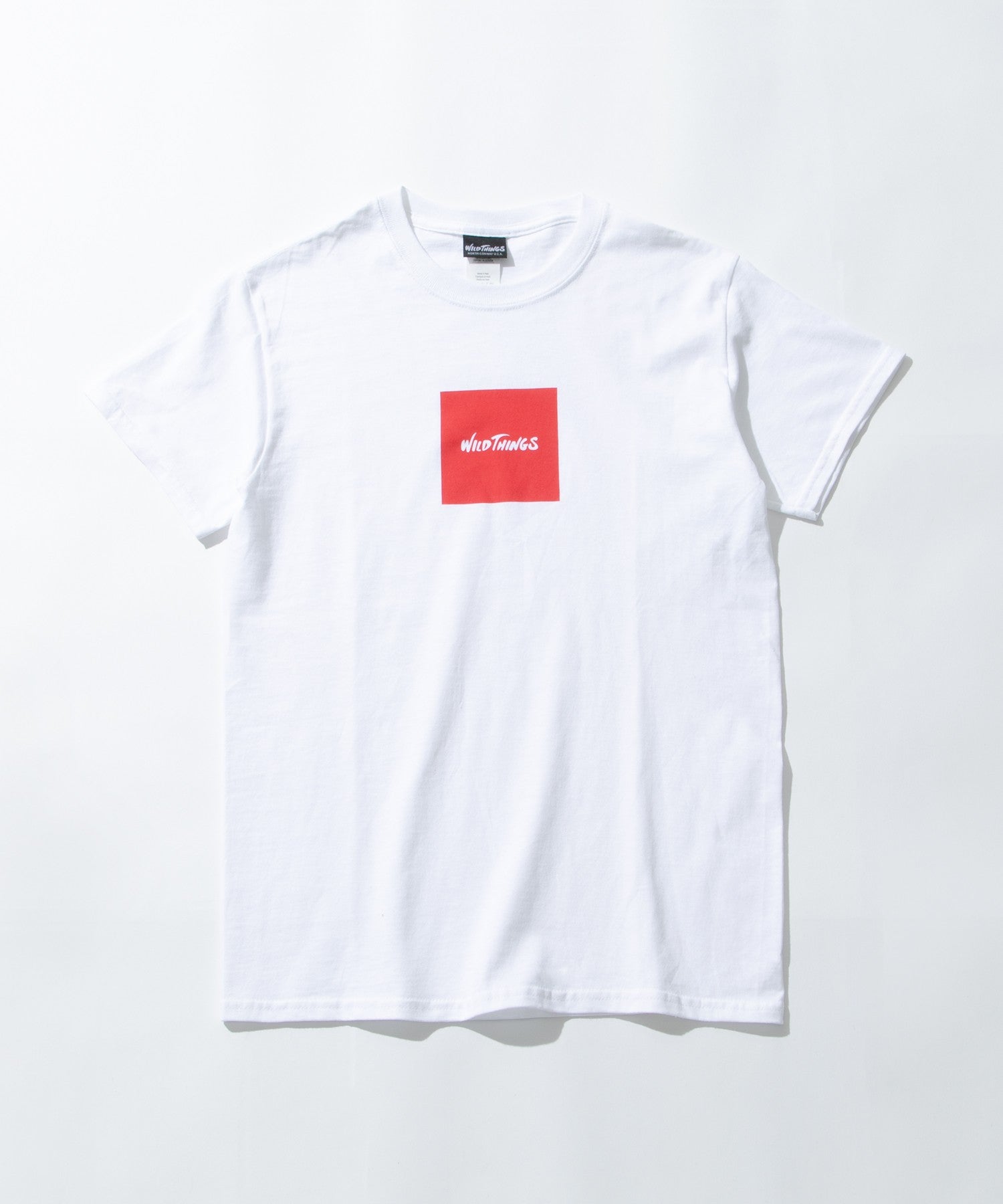 Square Logo T-Shirt for Men & Women - Classic White Cotton Tee - Casual Wear, Street Style, Everyday Outfit