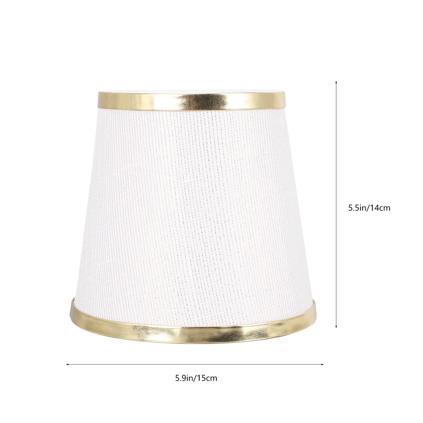 OSALADI Fabric Lamp Shade Cover - Replacement Lampshades for Table Lamps, Chandeliers & Candle Holders | Decorative Metal Light Cover for Home & Office Decor | Perfect for Living Room, Bedroom & Dining Room Lighting