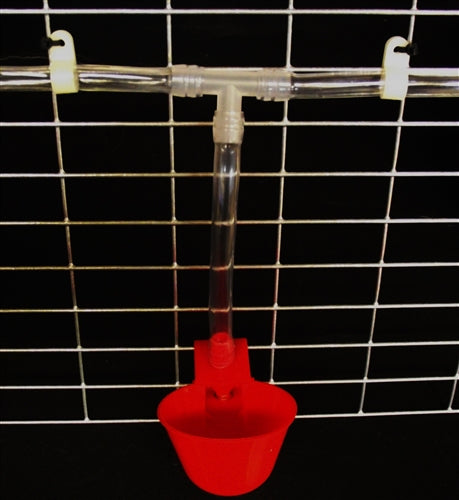 Rite Farm Automatic Poultry Waterer Cups - Durable Plastic Chicken Drinker for Coops, Cages, and Outdoor Use - Ideal for Chickens, Ducks, and Small Animals