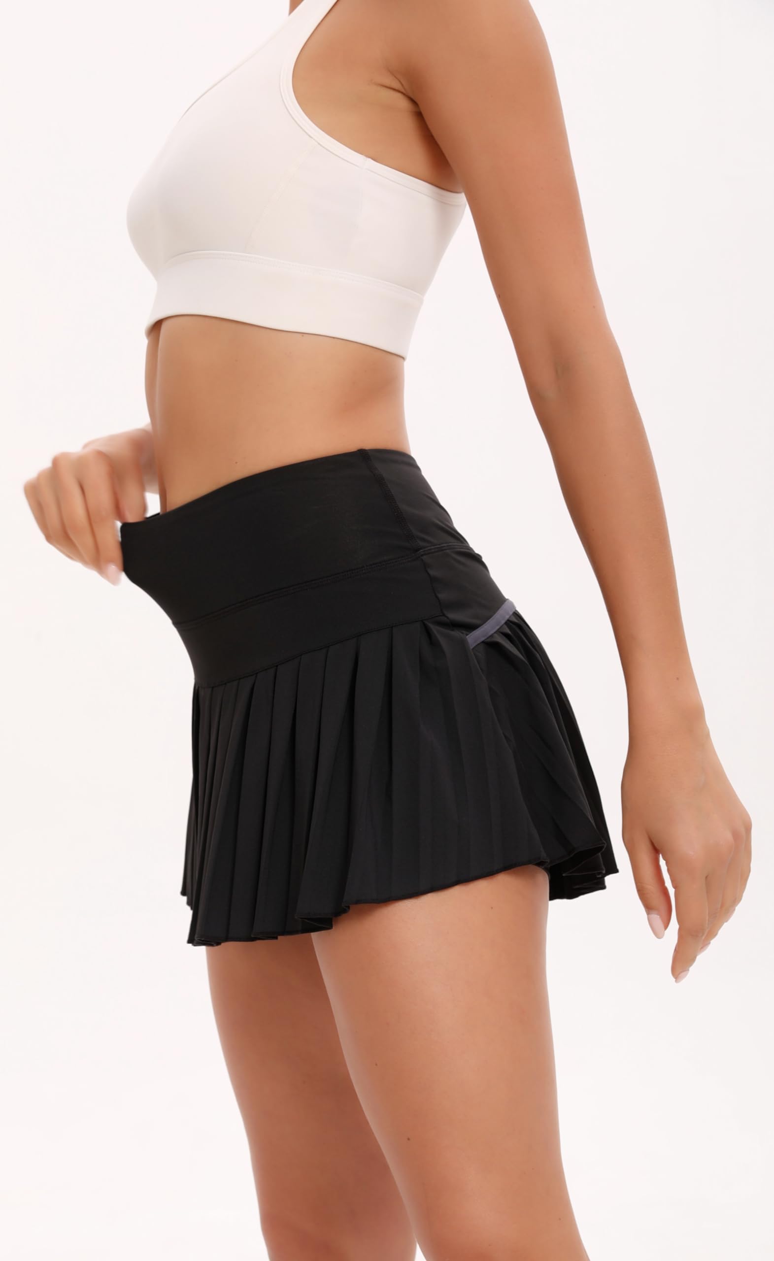 Women's High Waisted Tennis Skirt with Pockets - Athletic Pleated Golf Skorts for Pickleball, Workout & Sports - Perfect for Tennis, Golf, Gym & Casual Wear
