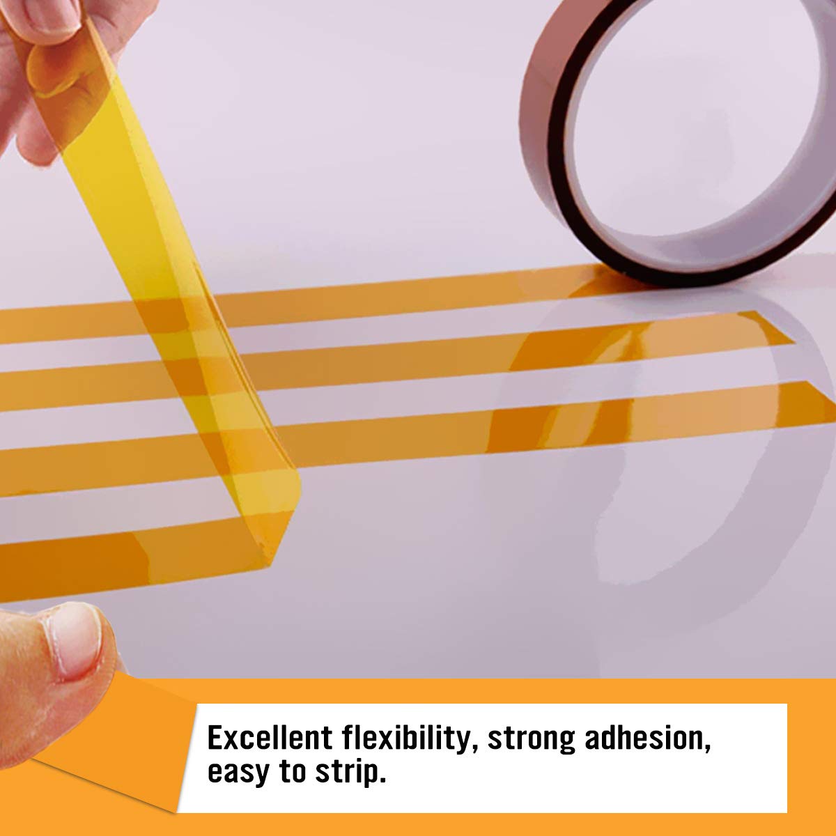High-Temp Kapton Heat Tape - 4 Rolls (1/4