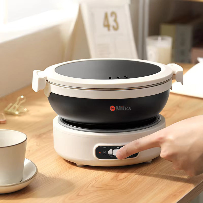 Milex Insta Cooker - Electric Pressure Cooker, 6-in-1 Multi-Cooker with 10 Presets, Fast & Safe Cooking for Rice, Soup, Stew - Perfect for Home, Kitchen, Meal Prep & Healthy Eating