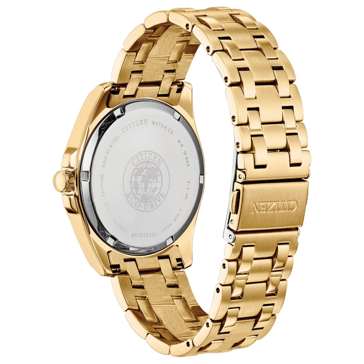 Citizen Men's Classic Peyton Eco-Drive Watch with Date Display, Sapphire Crystal & Diamond Markers - Water Resistant Dress Watch for Business & Formal Occasions