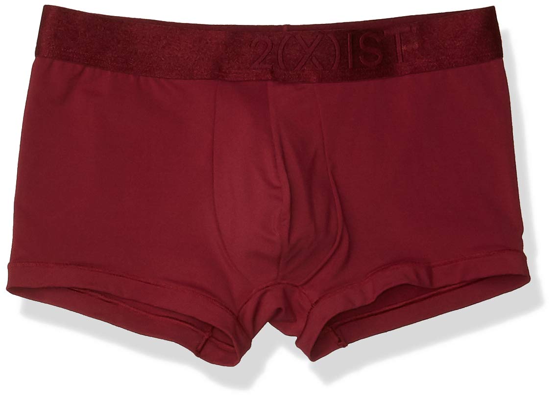 2(X)IST Men's Electric No Show Trunk Underwear - Ultra Soft Breathable Low Rise Briefs for Gym, Running & Everyday Comfort