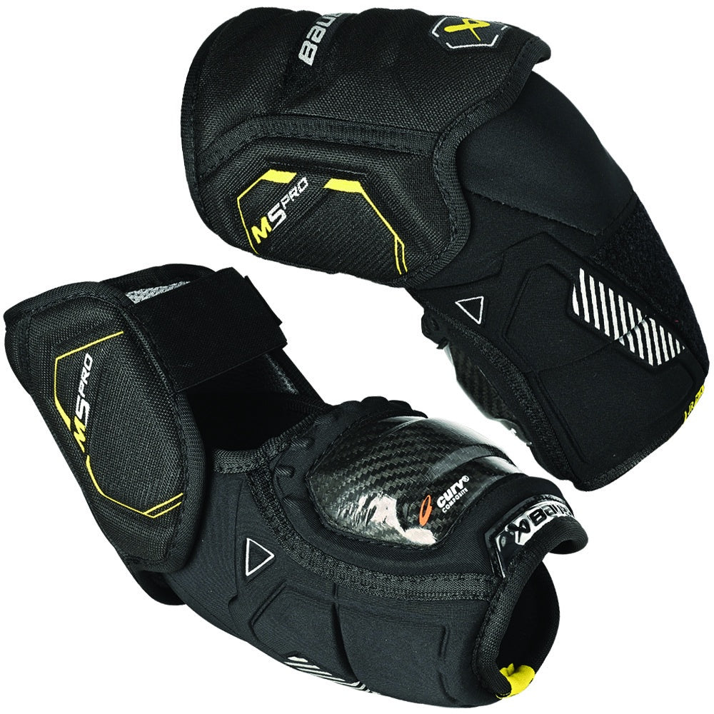 Bauer Supreme M5 Pro Junior Ice Hockey Elbow Pads - Youth Protective Gear for Hockey Players - Perfect for Training & Games