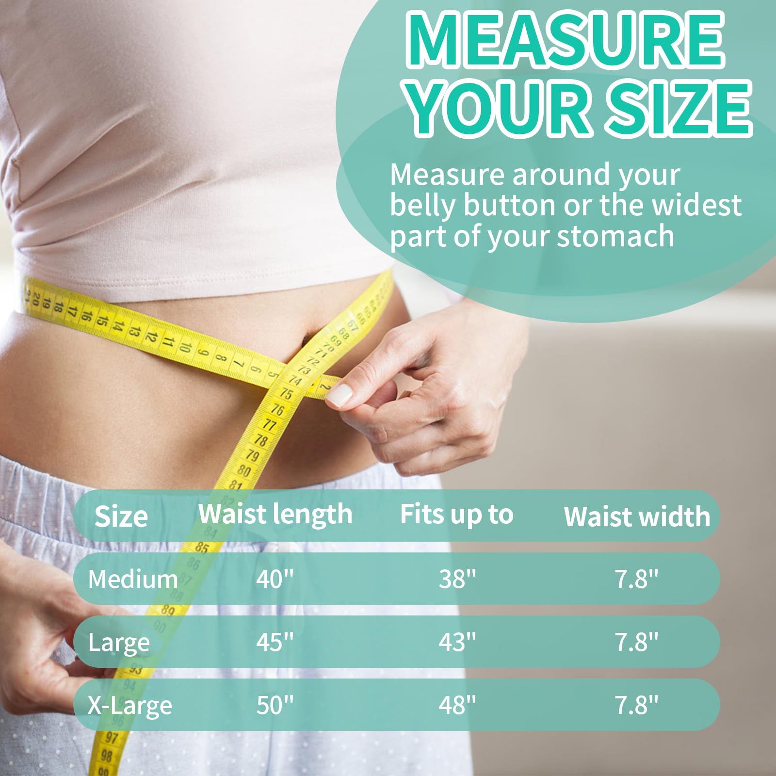 Waist Trimmer Belt for Women & Men - Sweat Band for Stomach Weight Loss, Slimming & Toning - Perfect for Workouts, Gym & Postpartum Recovery