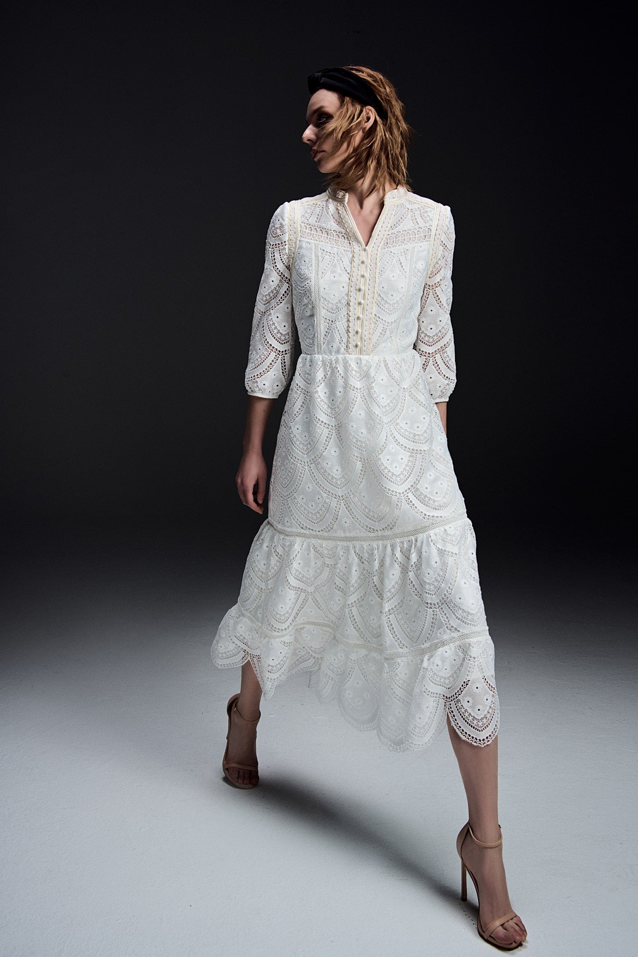 Elegant White Lace Maxi Dress for Women - Summer Beach Wedding Party Formal Evening Gown - Perfect for Beach Vacations, Garden Parties & Special Occasions