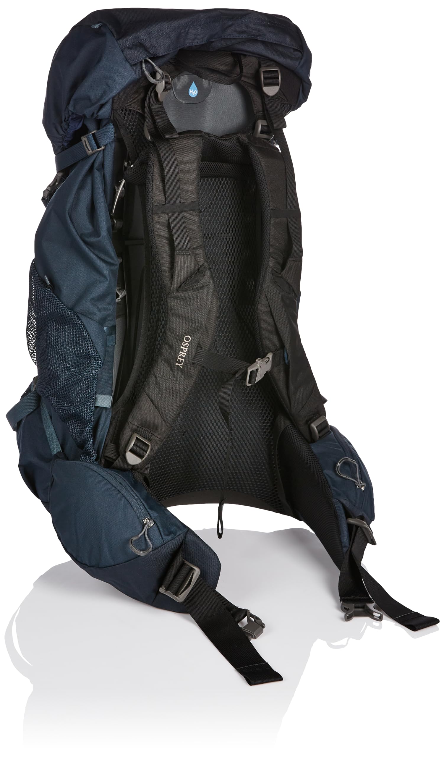 Osprey Rook 65L Men's Hiking Backpack - Lightweight Travel Backpack for Camping & Trekking | Durable Midnight Blue Backpack for Outdoor Adventures