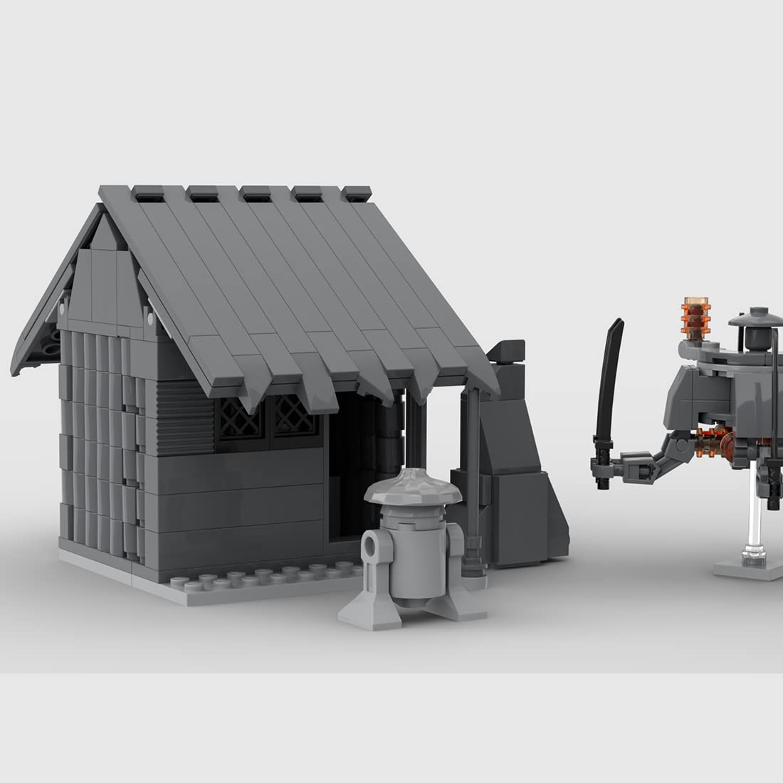 HUAA Sci-Fi Interstellar Space Wars Building Blocks Set (1041PCS) - MOC-112588 Combat Scene Model Kit, Compatible with Lego Star Wars | Creative Gift for Kids & Adults | Space Battle Display & Collector's Item