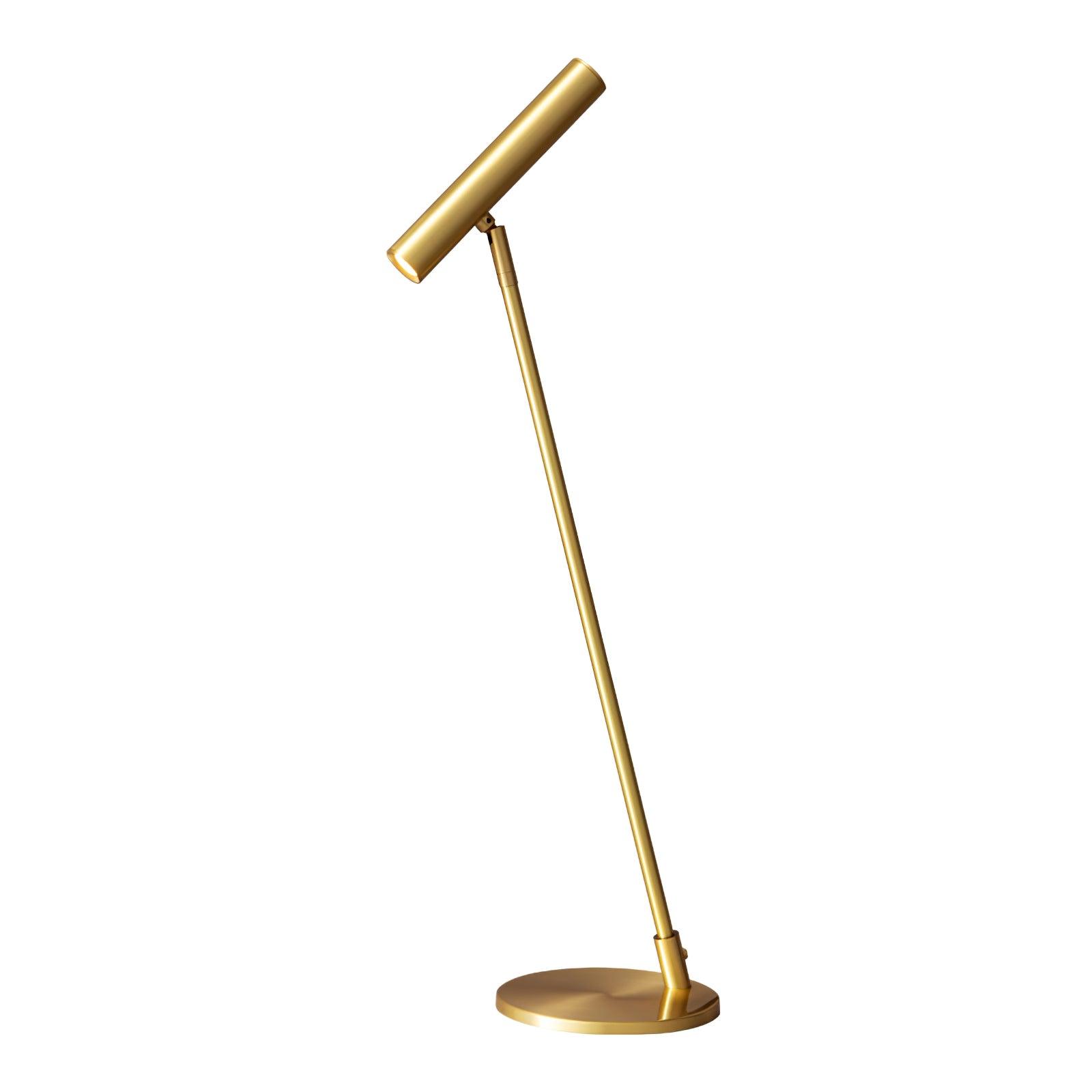 Tom LED Table Lamp - Modern Adjustable Desk Light for Home Office, Study & Bedroom - Energy Efficient Dimmable Reading Lamp with USB Port & Touch Control