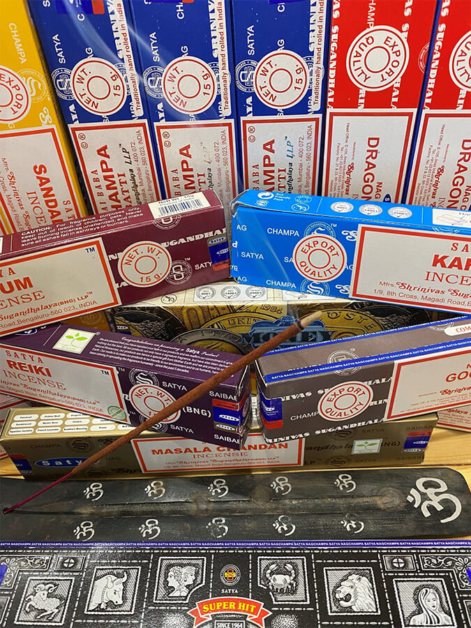 Satya Nag Champa Incense Sticks 15g Box - Premium Aromatic Sticks for Meditation, Yoga & Home Fragrance