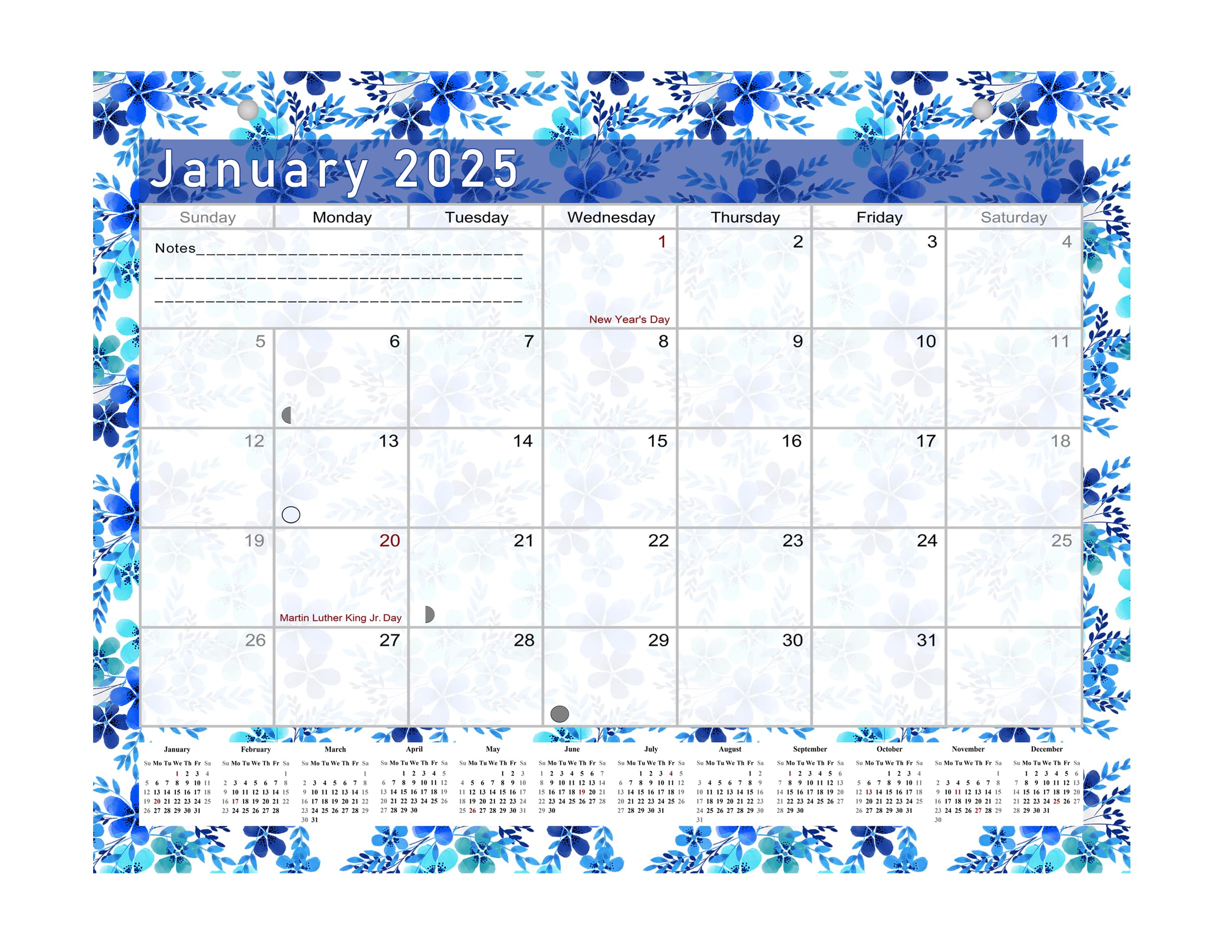 2024-2025 18-Month Magnetic Desk Calendar & Wall Planner - Monthly Organizer with Dry-Erase Surface | Perfect for Office, Home, School & Gift Giving (Edition #22)