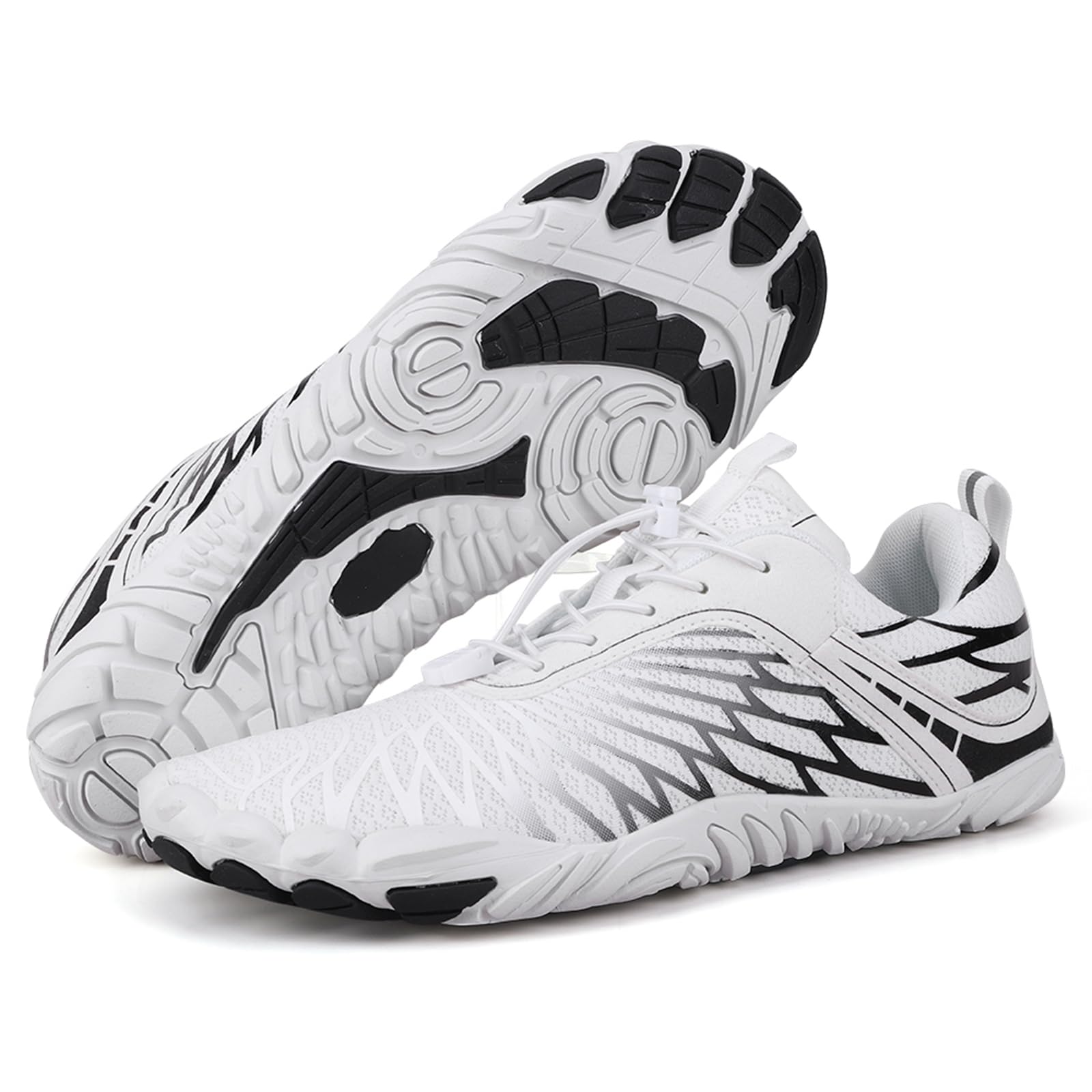 Barefoot Hiking Shoes for Women & Men - Minimalist Trail Running Shoes with Wide Toe Box, Non-Slip Sole | Breathable Quick-Dry Water Shoes for Outdoor Activities, Gym & Travel