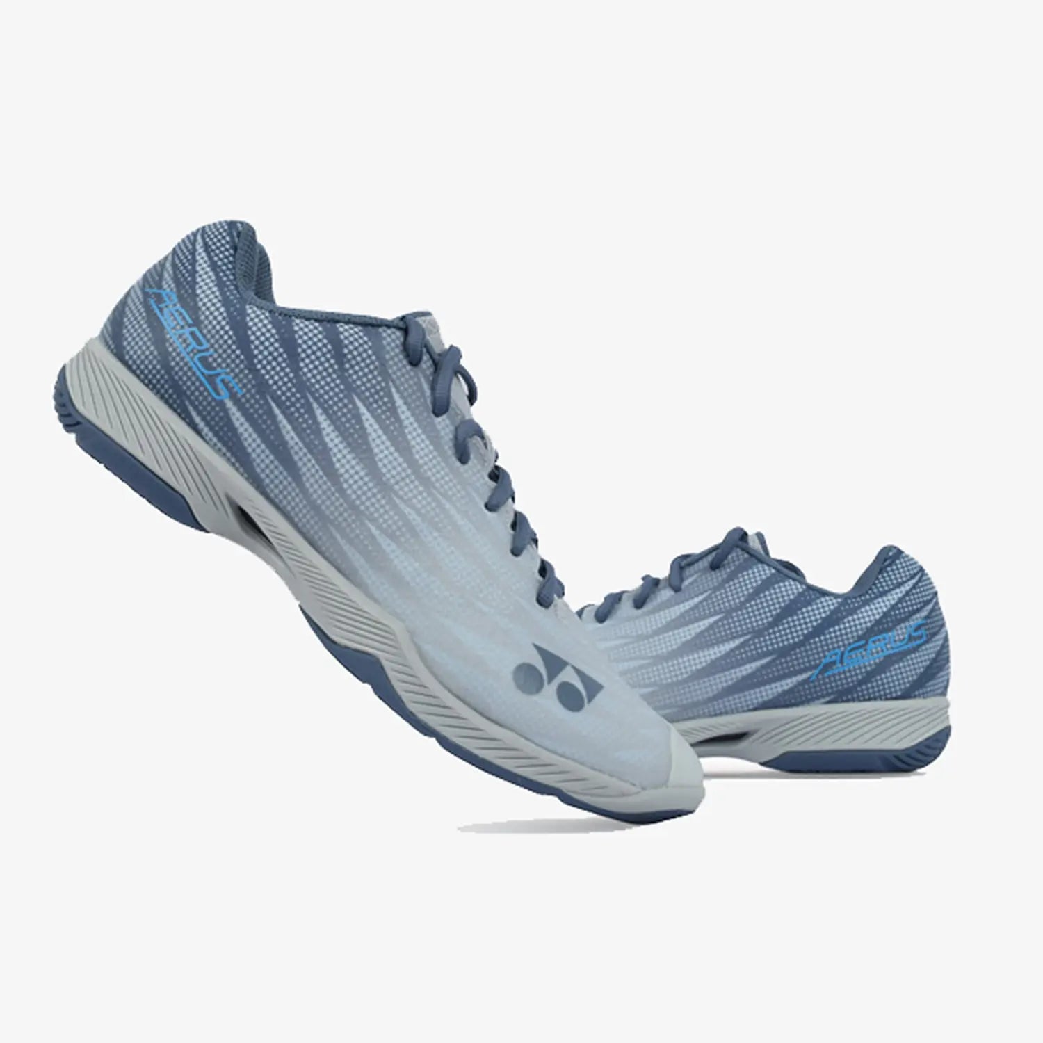 Yonex Aerus Z2 Men's Badminton Shoes - Lightweight & Breathable Blue/Gray Sports Shoes for Indoor Court Play & Training