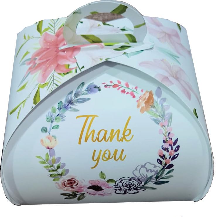 Thank You Gift Boxes (10 Pack) - Perfect for Birthday, Wedding, Engagement & Family Parties - Great for Sweets, Snacks & Return Gifts - Ideal for Party Favors, Baby Showers & Corporate Events