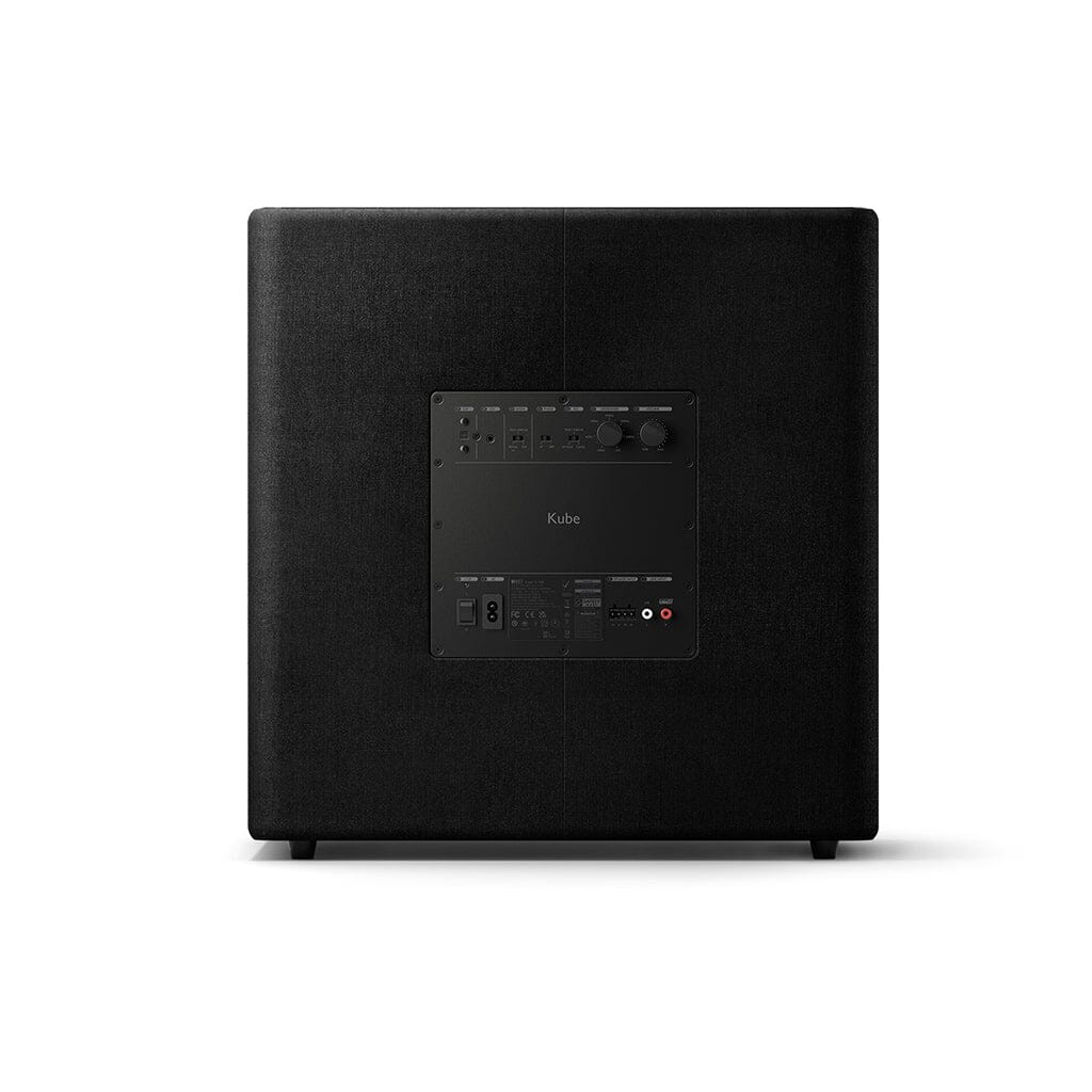 KEF Kube 15 MIE Powered Subwoofer - High Performance Home Theater & Music Bass Speaker for Immersive Audio Experience