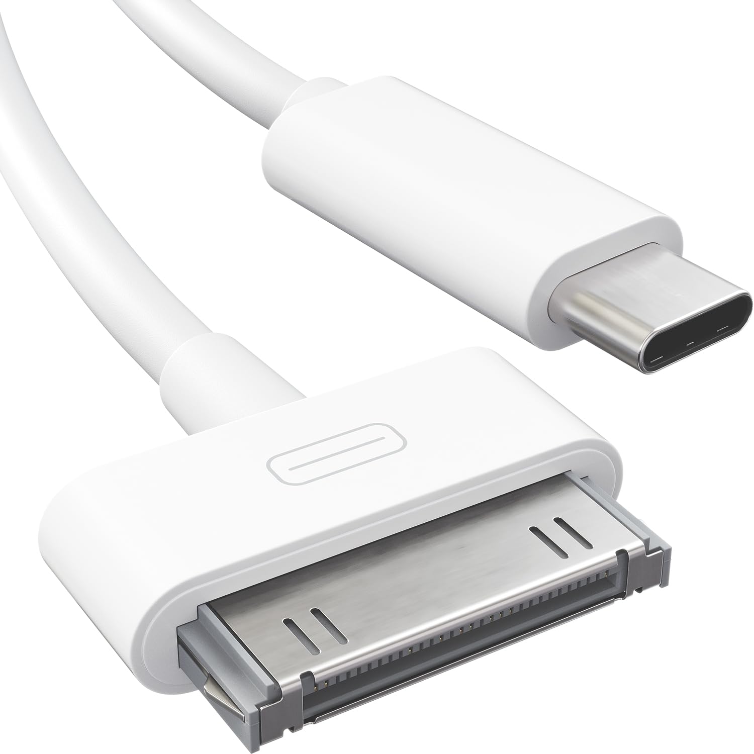 USB C to 30-Pin Adapter Cable for iPhone 4S/4/3G/3/1, iPad 3/2/1, iPod - 3ft Fast Charging & Data Sync Cable - Compatible with iPhone, iPad, iPod - Perfect for Home, Office & Travel Charging - CableDirect
