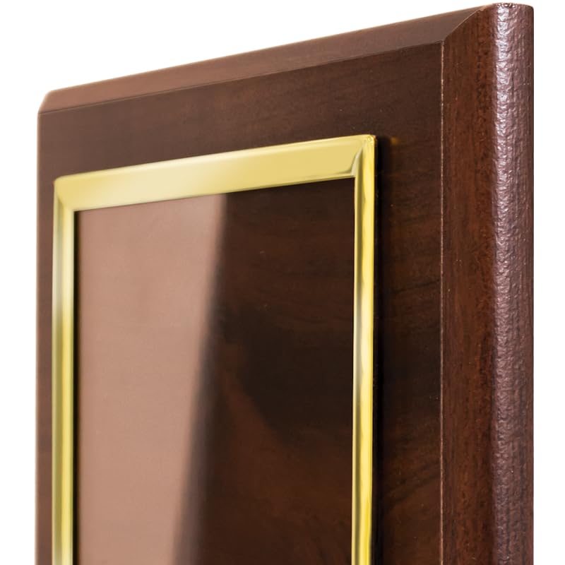 Custom 10x8 Photo Plaque with Acrylic Cover - Personalized Engraved Gift for Awards & Home Decor