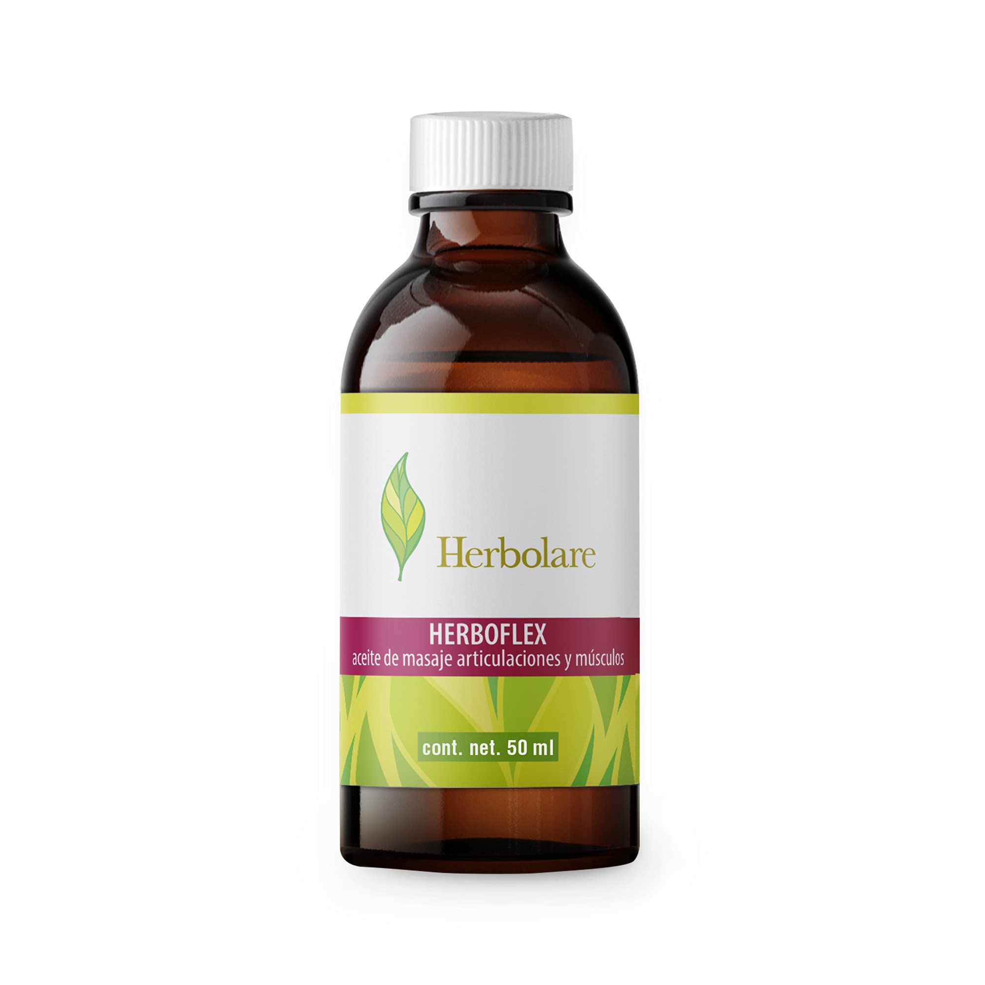 Herbolare Herboflex Muscle Relief Essential Oil - Natural Arnica & Essential Oils Blend for Pain Relief, Warming Massage & Body Oil (50ml) - Perfect for Post-Workout Recovery, Muscle Soreness & Relaxation