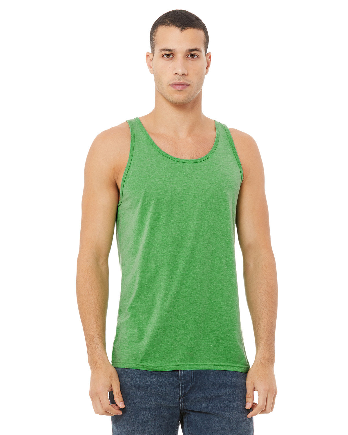 Bella + Canvas 3484 Unisex Triblend Tank Top - Soft Comfortable Sleeveless Shirt for Men & Women - Perfect for Gym, Running, Yoga & Summer Outfits