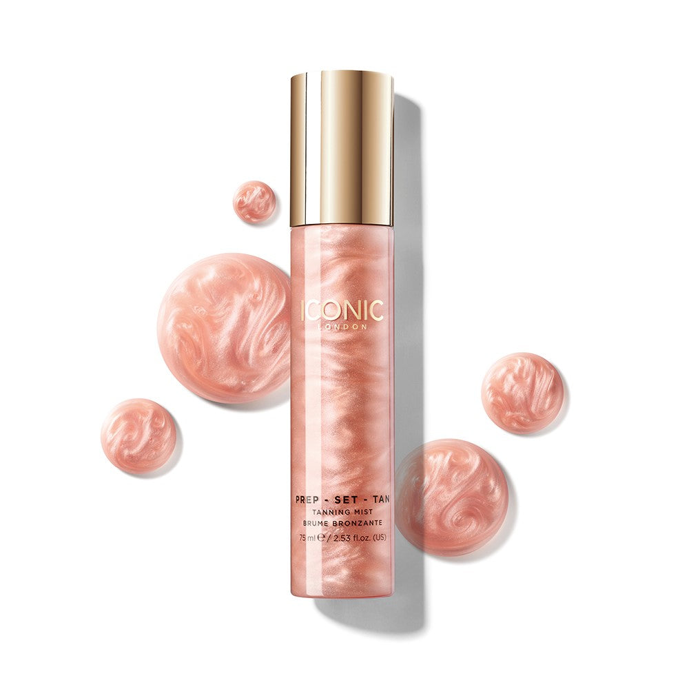 Prep Set Tan Mist - Sunless Tanning Spray for a Natural Glow | Perfect for Face & Body | At-Home Self Tanning Solution for a Flawless Bronze Look