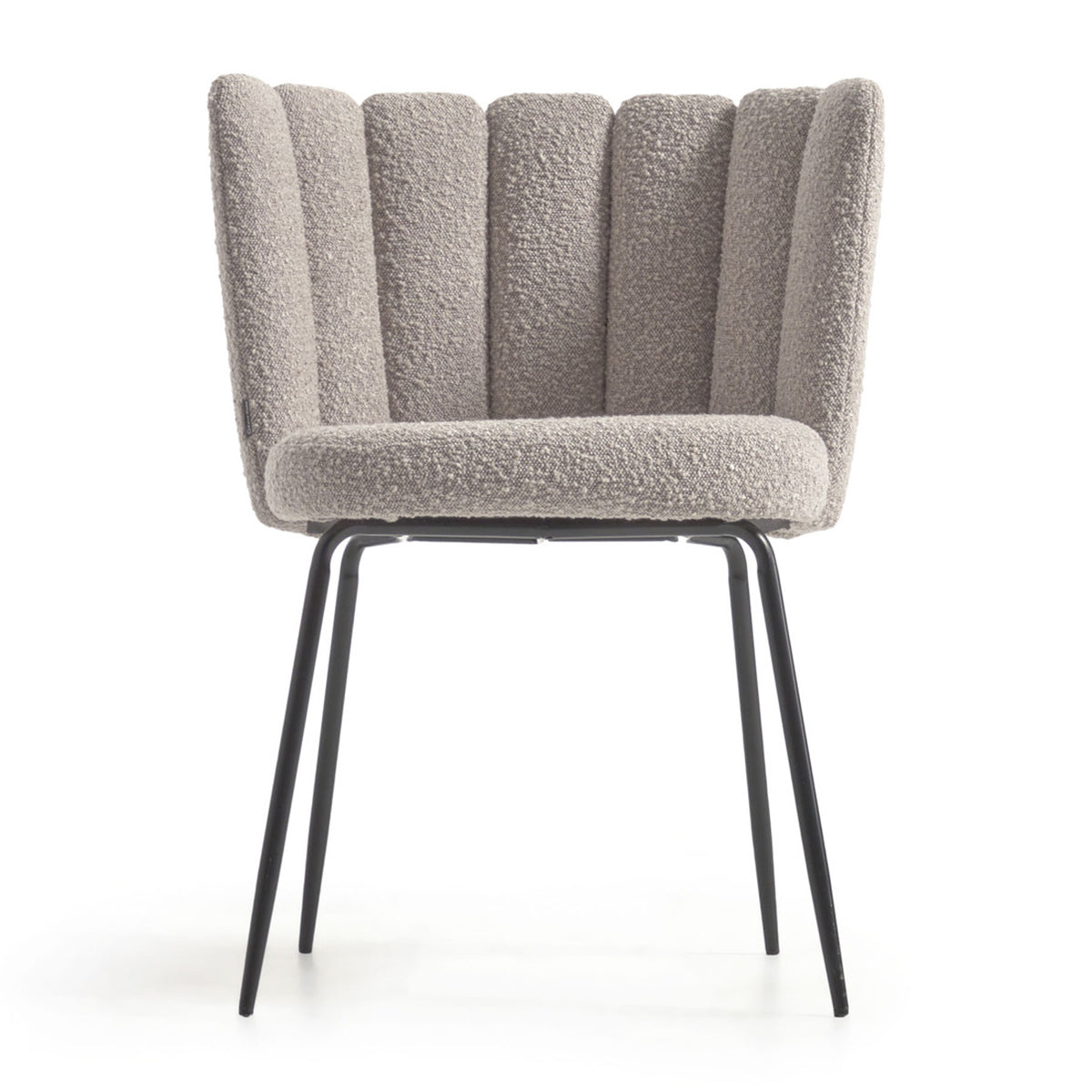 Aniela Boucle Dining Chair - Modern Upholstered Accent Chair for Kitchen, Dining Room & Office - Comfortable & Stylish Seating Solution