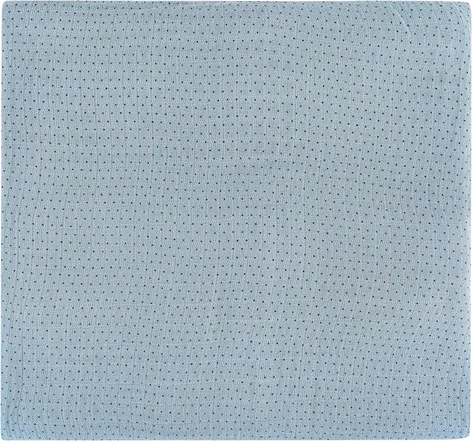 Ely's&Co. Soft Breathable Muslin Swaddle Blanket for Babies - Single Pack - Perfect for Swaddling, Nursing & Stroller Use