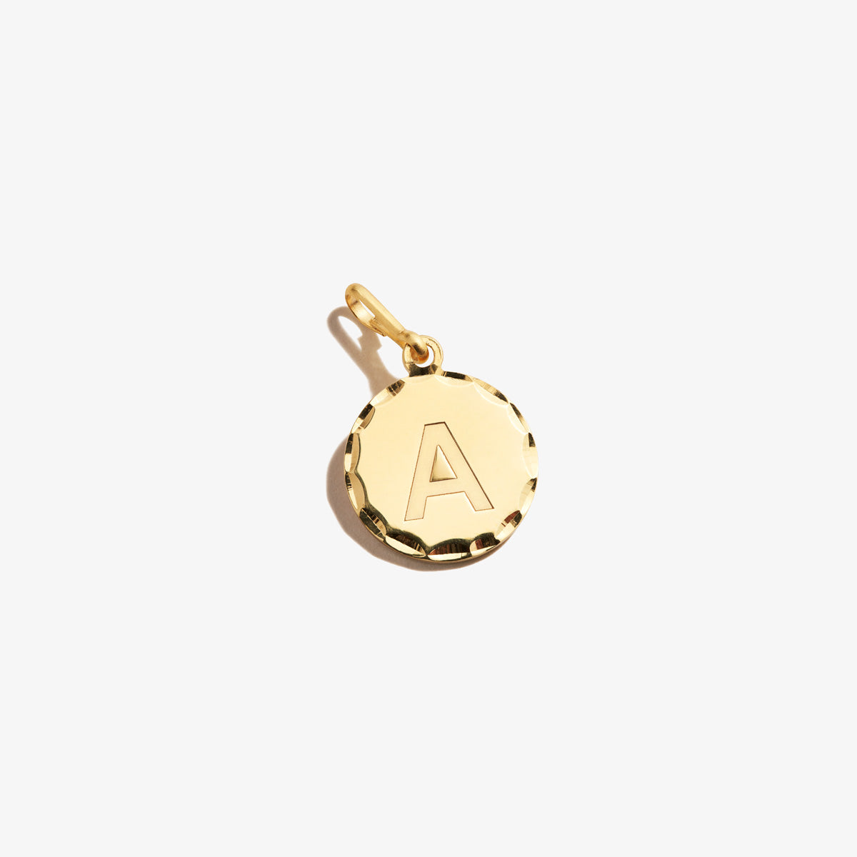 Initial A Charm Precious Metal Pendant Necklace - Elegant Jewelry for Women, Gift for Her - Perfect for Parties, Weddings & Special Occasions