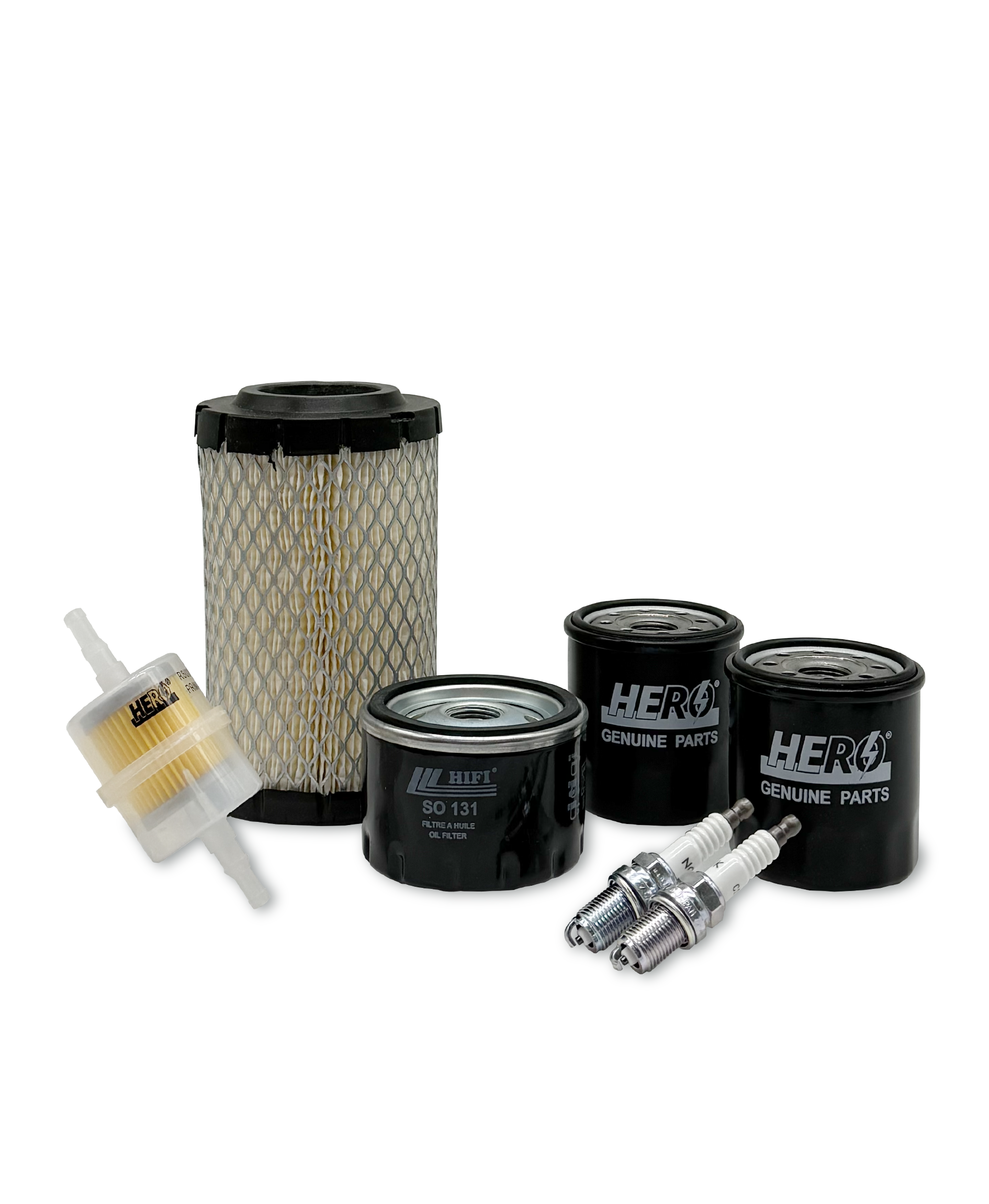 HERO® Maintenance Filter Kit for Kubota Z242KH Zero Turn Mower - Air, Oil & Fuel Filters Replacement Set - Perfect for Lawn Care & Landscaping Equipment Maintenance