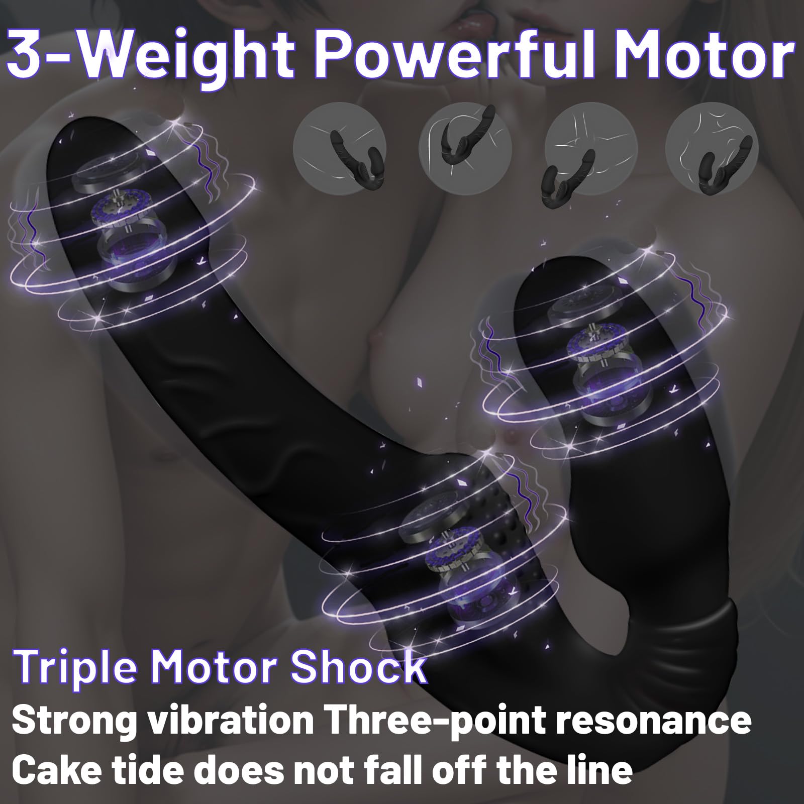Premium Realistic Strapless Strap-On Dildo for Women - Remote Control G-Spot & Clitoral Vibrator with 10 Powerful Modes, Couples Adult Sex Toy for Lesbian & Anal Play (Black) - Perfect for Roleplay, Spicing Up Relationships & Intimate Bonding