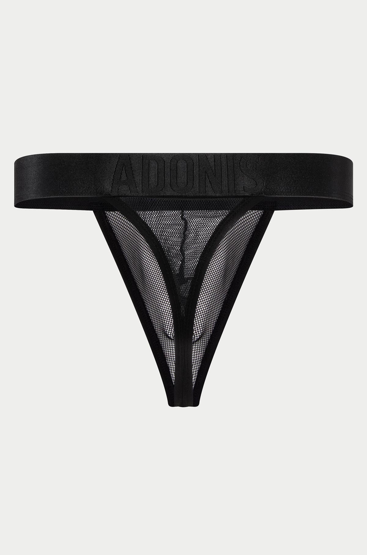 Luxury Mesh Black Thong Panties for Women - Sexy Lingerie for Date Night & Special Occasions