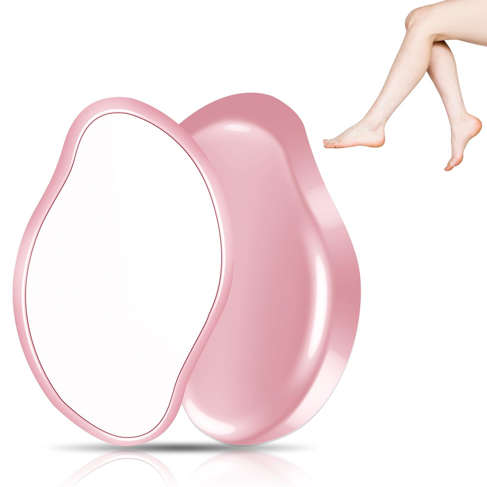 Painless Crystal Hair Eraser for Women & Men - Reusable Magic Hair Removal Tool for Back, Arms, Legs | At-Home Hair Remover Device for Smooth Skin | Perfect for Travel, Gym & Beach Prep