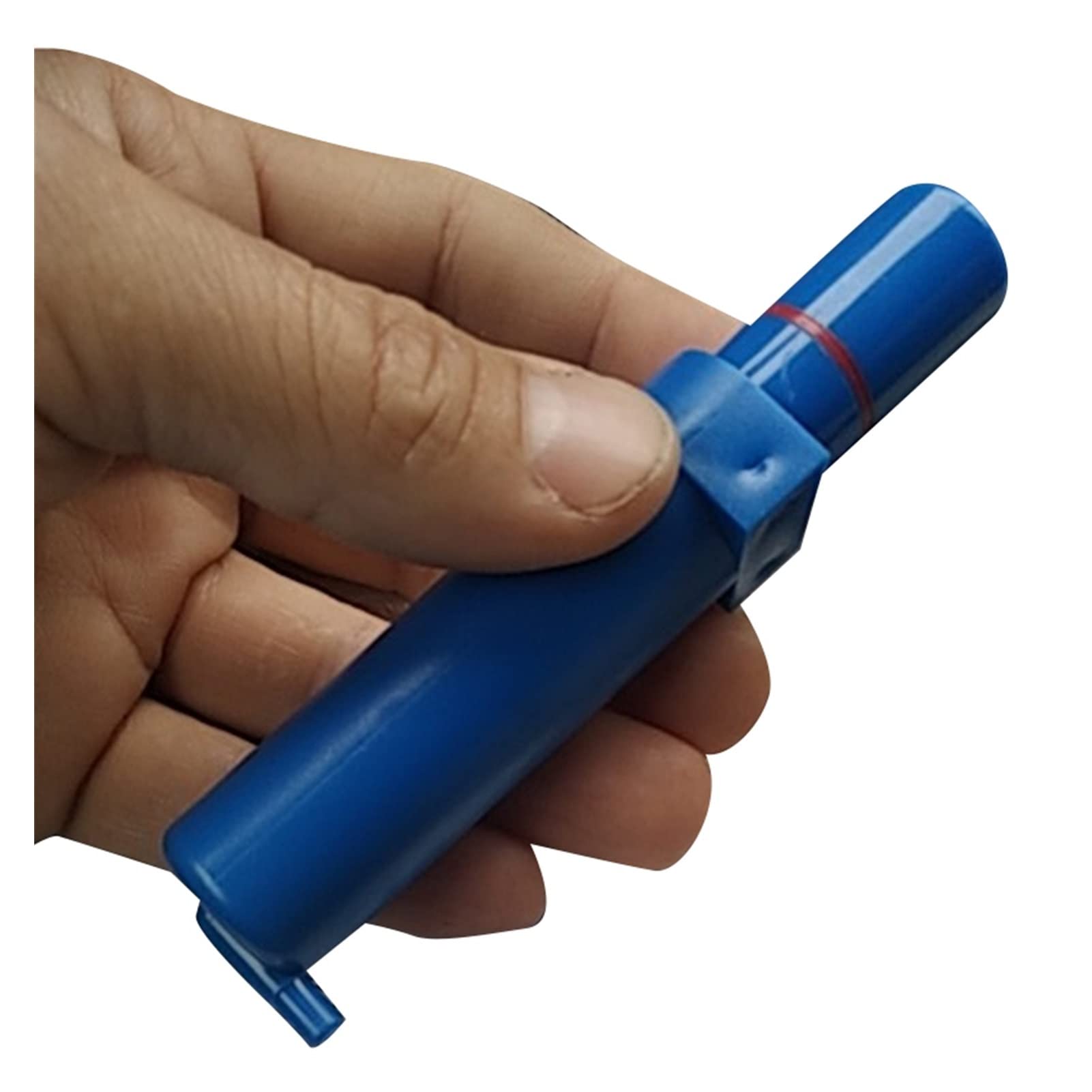 JUSTHENGGUANG M6 Threaded Hand Vacuum Pump Switch for Glass Suction Cups - Blue Replacement Tool Accessory for Window Installation, Glass Handling & DIY Projects