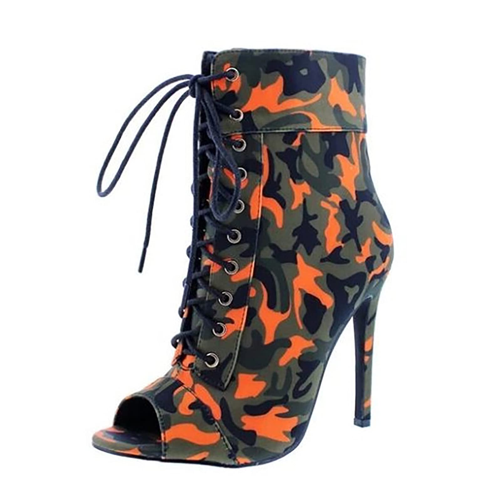 Women's Wide Width Camouflage Cowboy Boots for Women - Stylish & Comfortable Western Boots for Riding, Country Music Festivals & Everyday Wear
