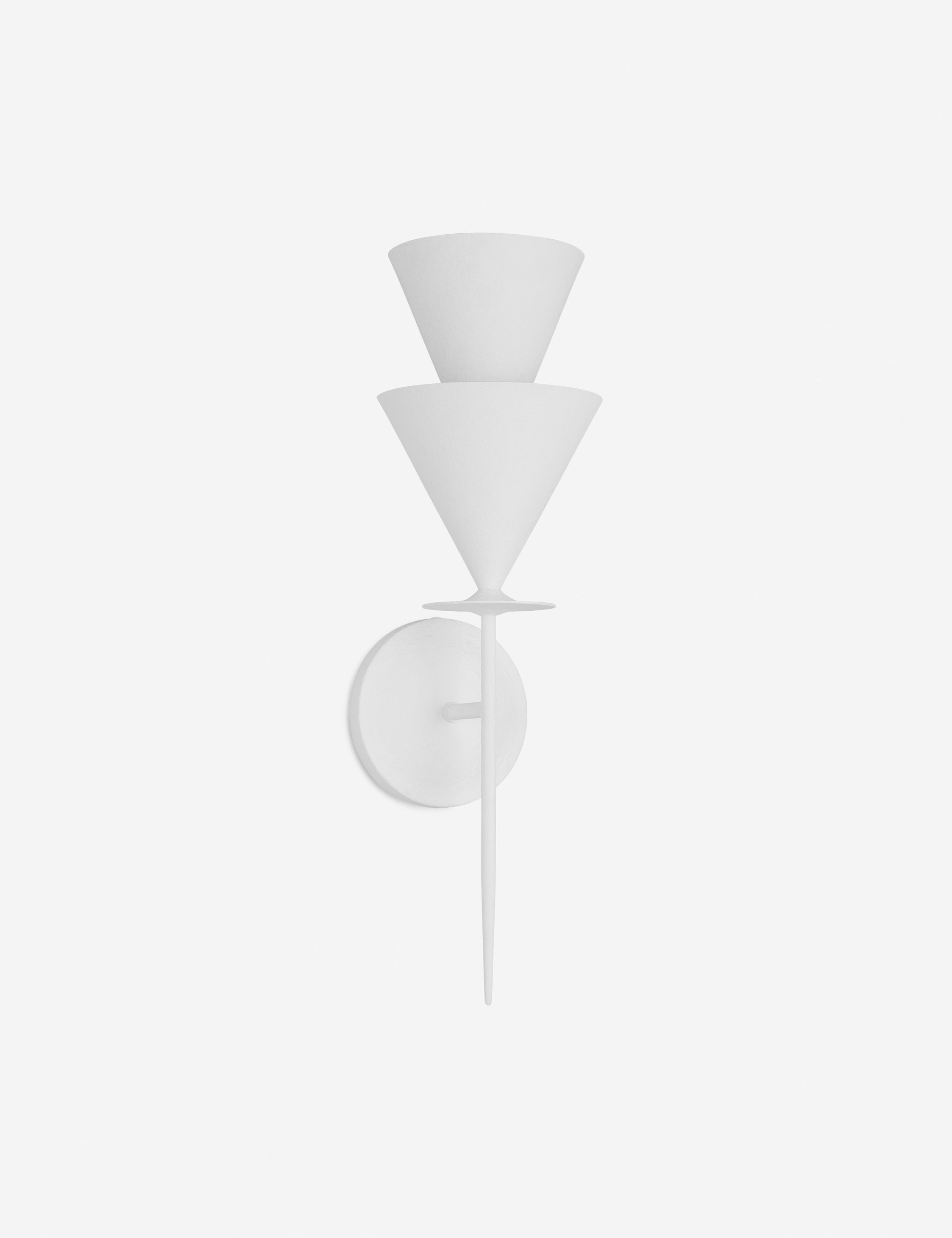 Cornet Sconce Wall Light by Christiane Lemieux - Modern Brass Wall Sconce for Bedroom, Living Room & Hallway Lighting