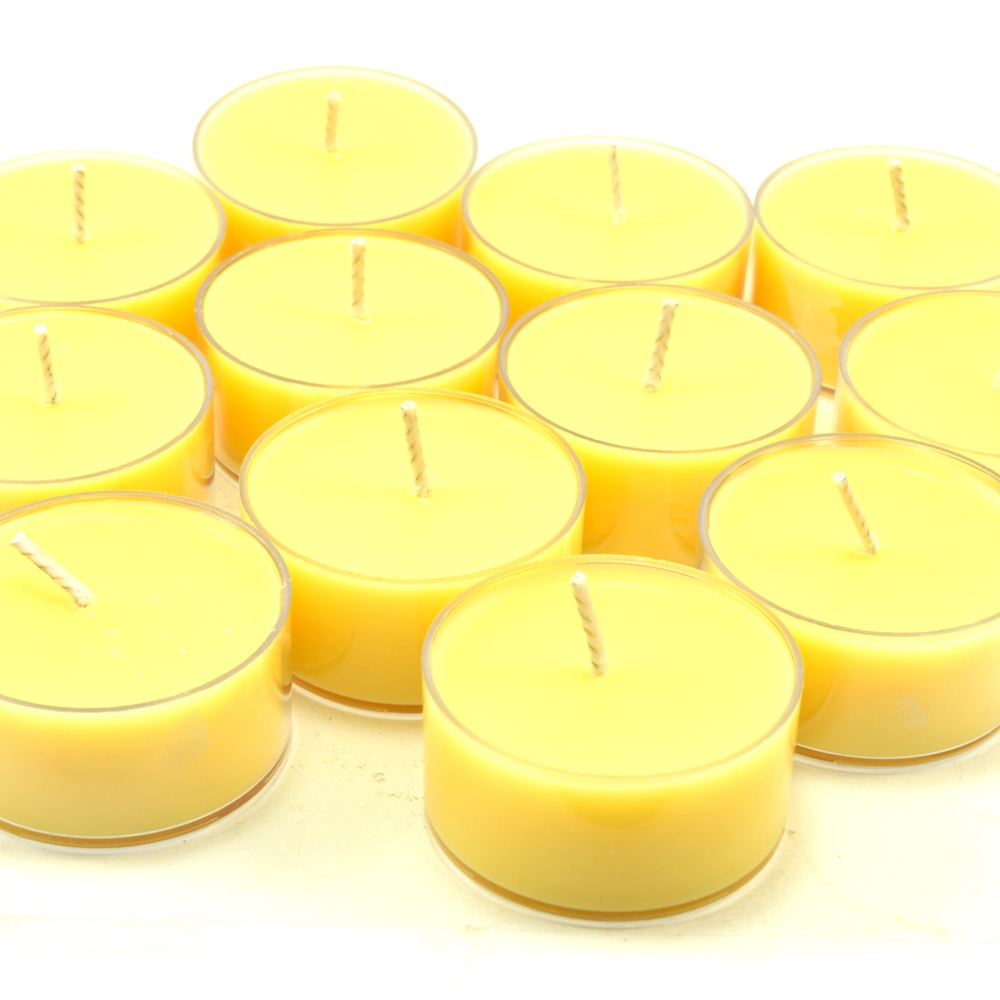 Honeysuckle Jasmine Scented Soy Beeswax Tealight Candles - 12 Pack Handmade in USA | Floral Spring Aromatherapy Candles for Relaxation, Meditation & Home Decor